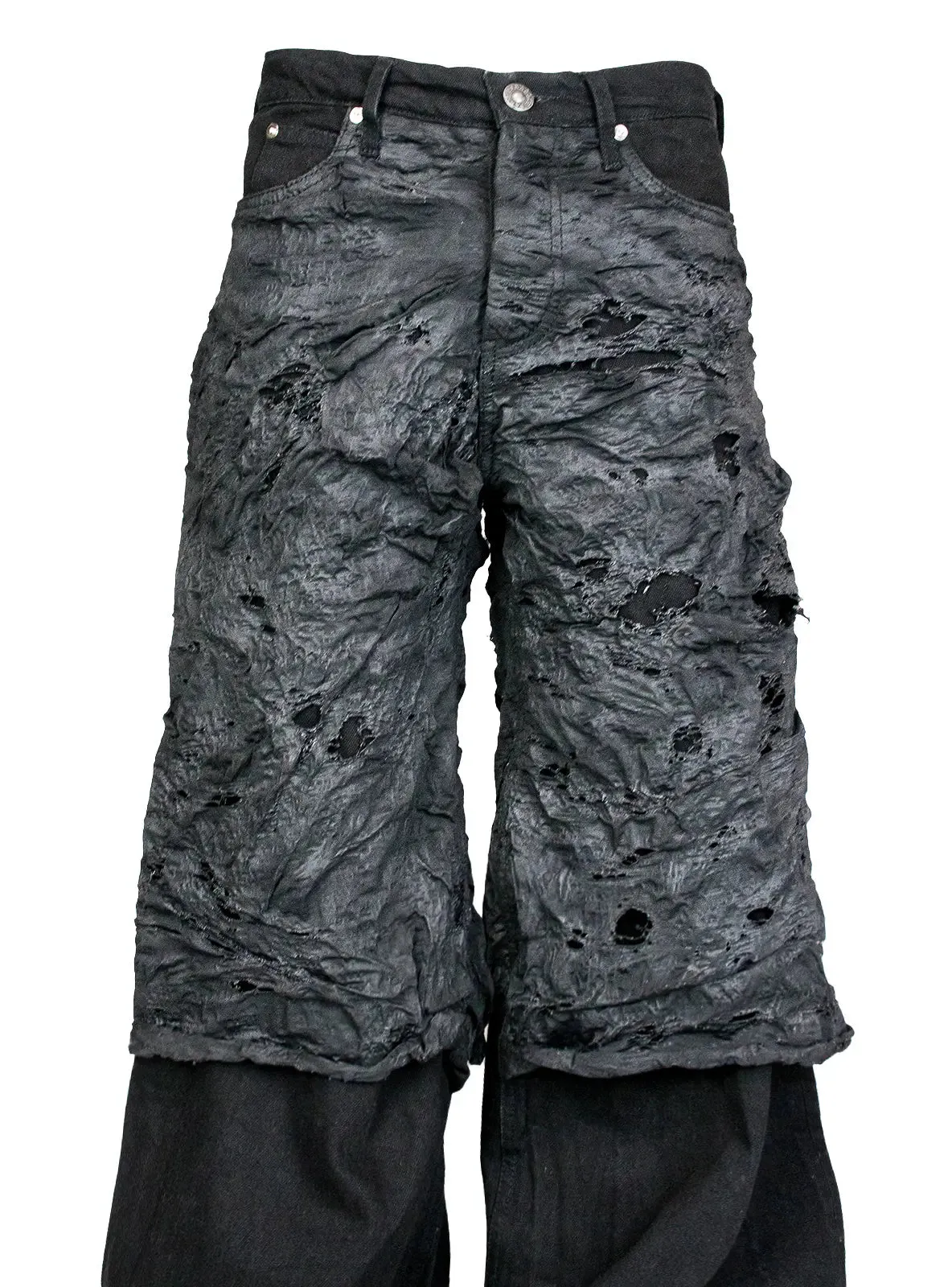 DEAD LEAVES SHORTS DENIM