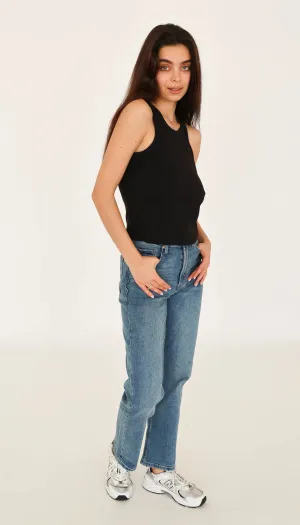 Dear John Cropped Tamia Tank