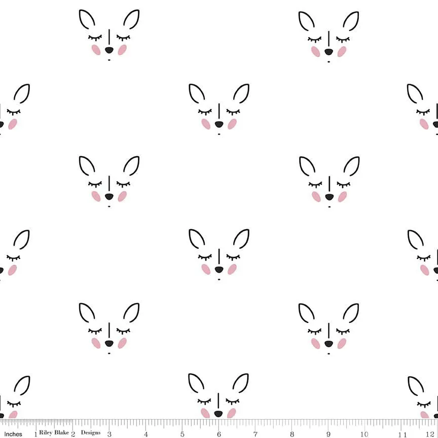 Deer Double Gauze White