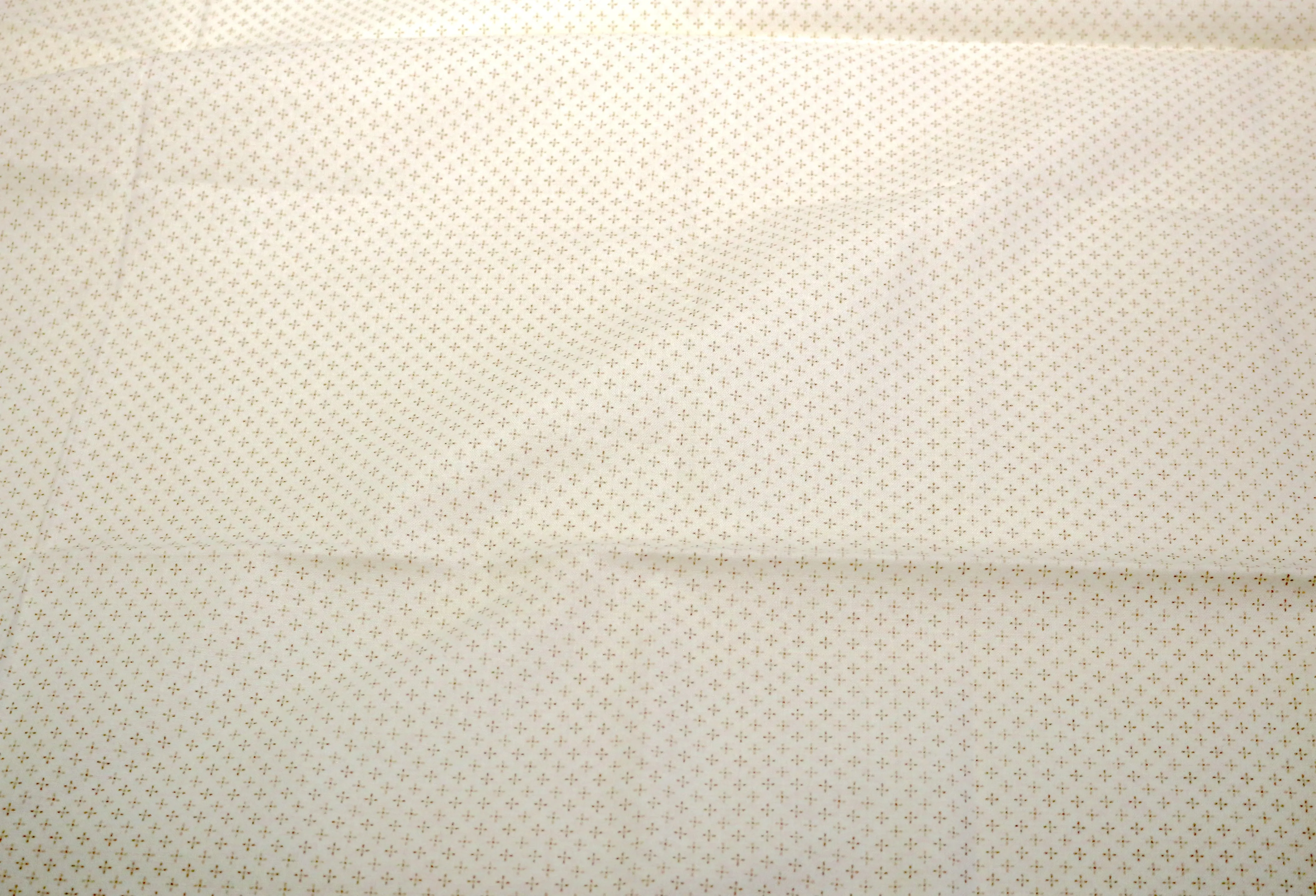 Delicate Cross Pattern Cotton Fabric – 1 Yard x 44” – Dress-Weight