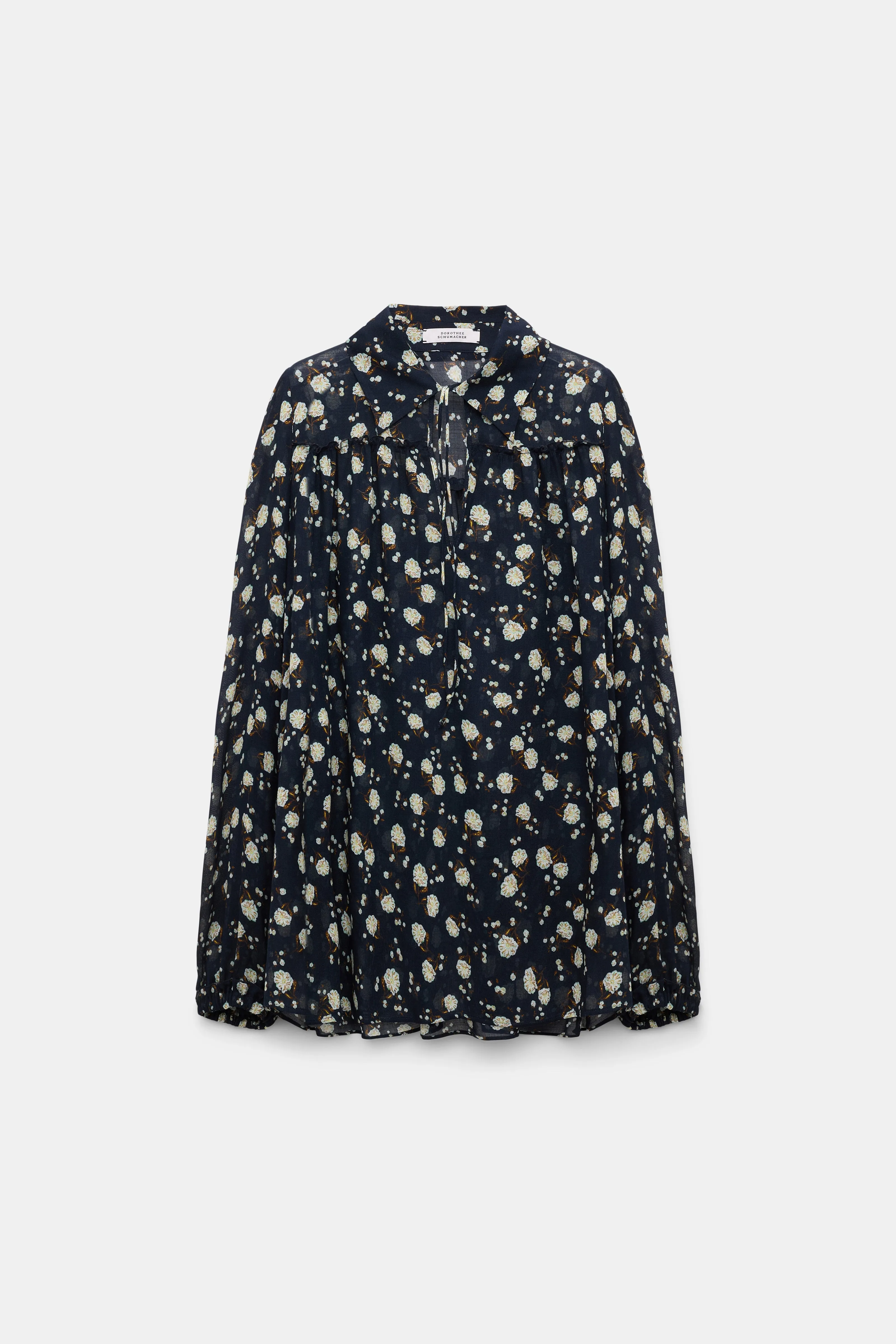 Dorothee Schumacher Micro Floral Print Gauze Blouse