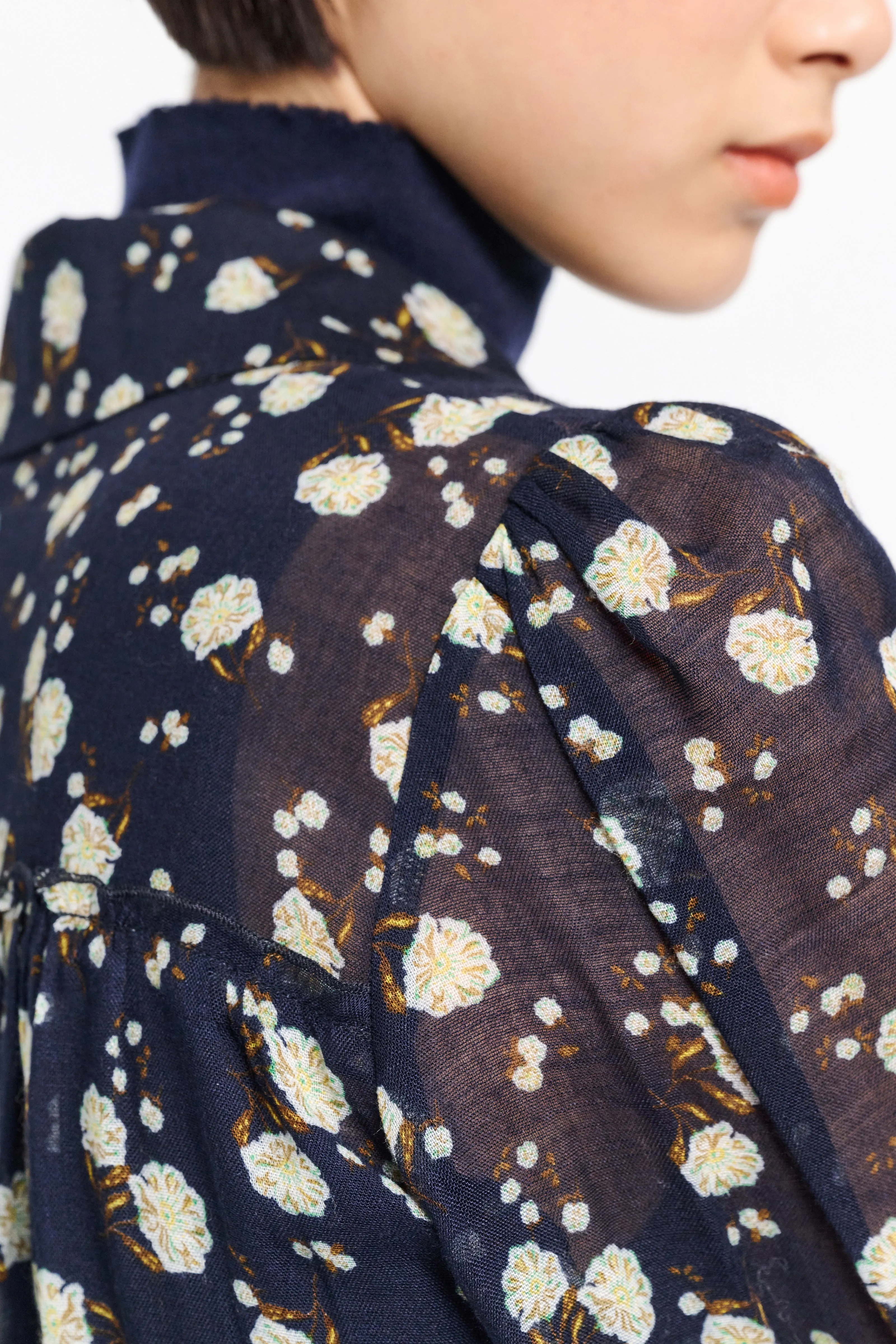 Dorothee Schumacher Micro Floral Print Gauze Blouse
