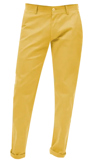 EJ Samuel Yellow Chino Long Pants CHL01