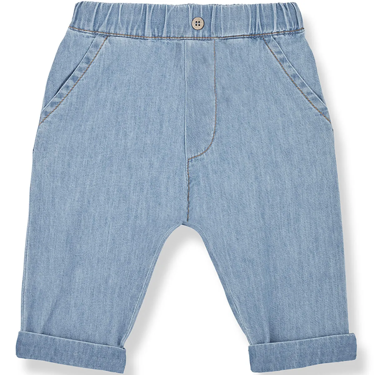 Enrico Pants in Denim by 1  in the Family - Last Ones In Stock - 3-6 Months