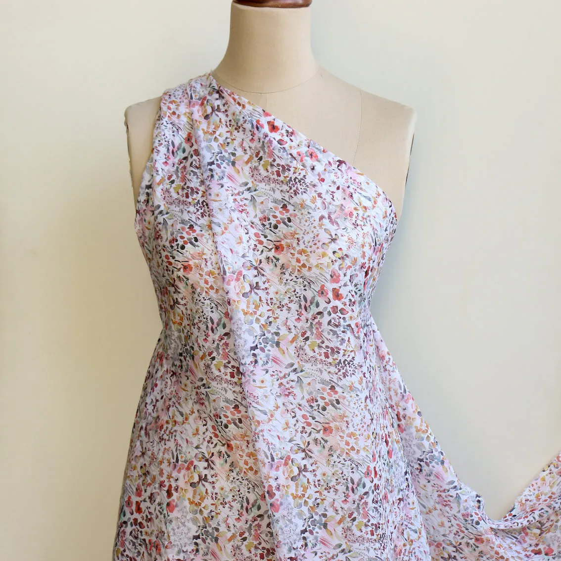 Felda Pink - Liberty Fabrics - Chloe Cotton Chiffon