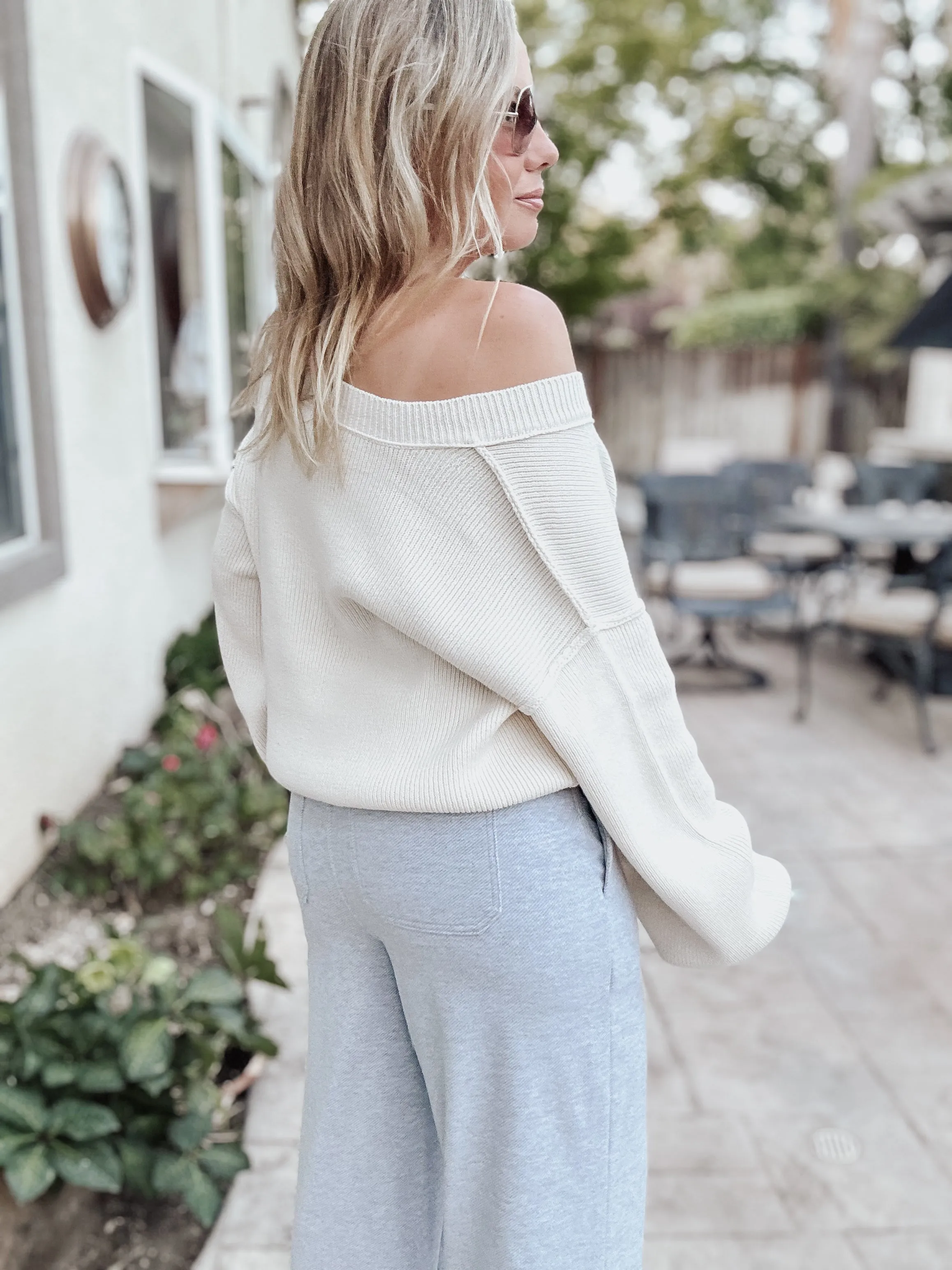 FINAL SALE Sylvie Pants - Grey Heather