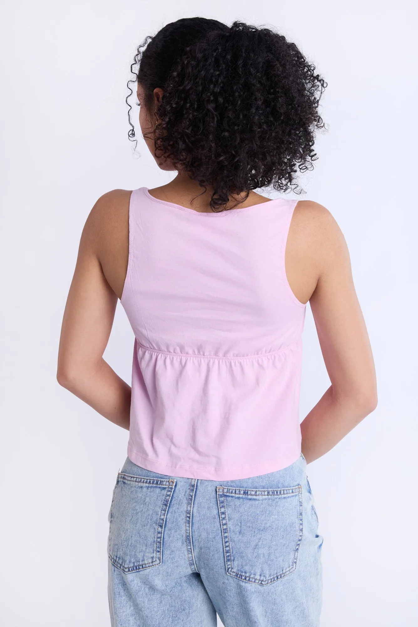 Fly-Away Tie-Front Top