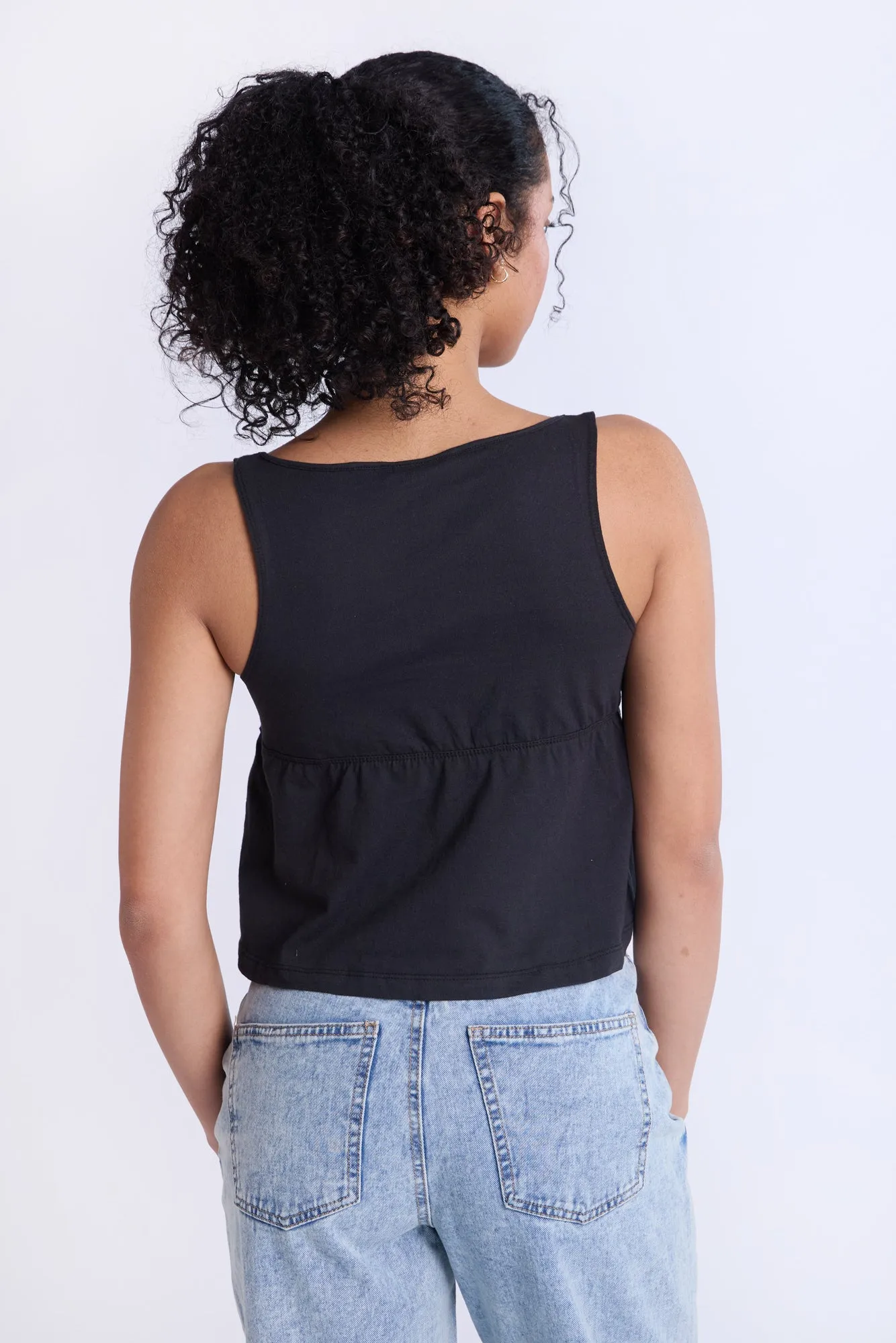 Fly-Away Tie-Front Top
