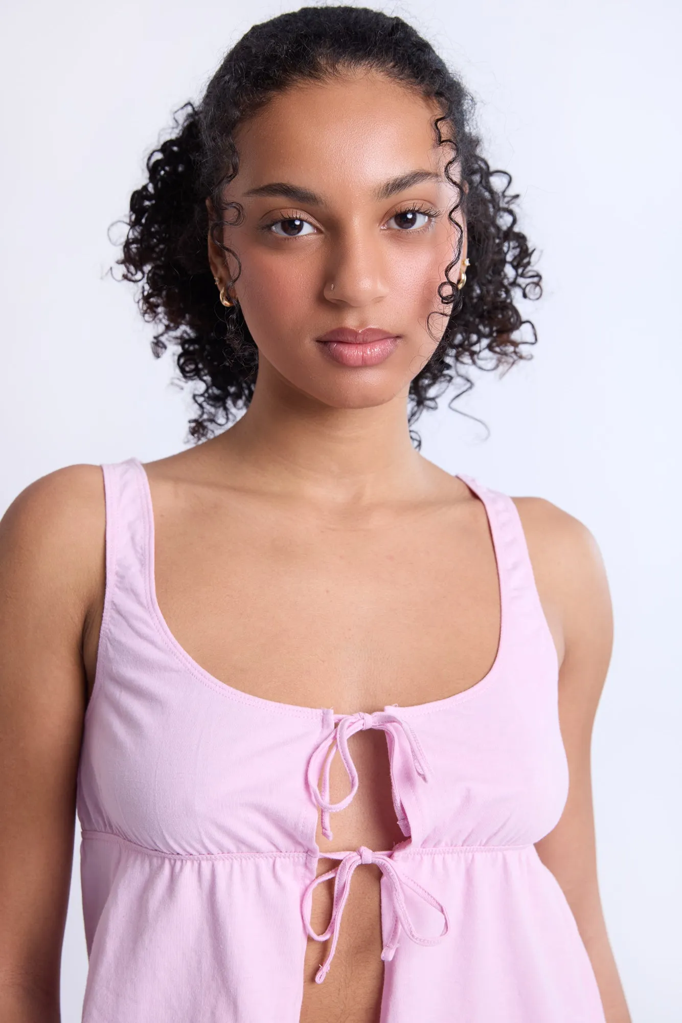 Fly-Away Tie-Front Top