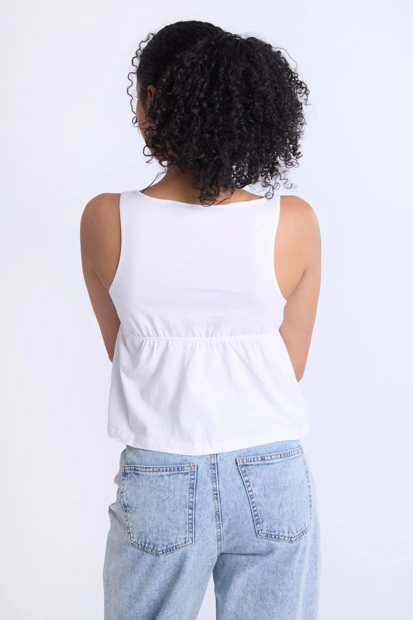 Fly-Away Tie-Front Top