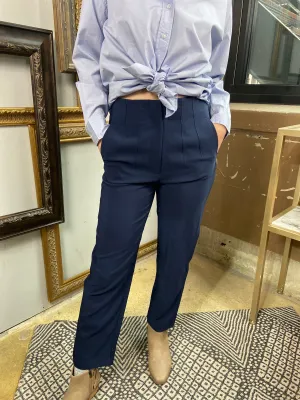 Frankie Navy Hight Waist Pants