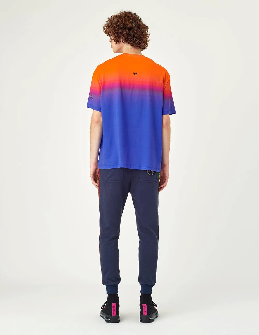 Graffiti Prints Simple Round Neck