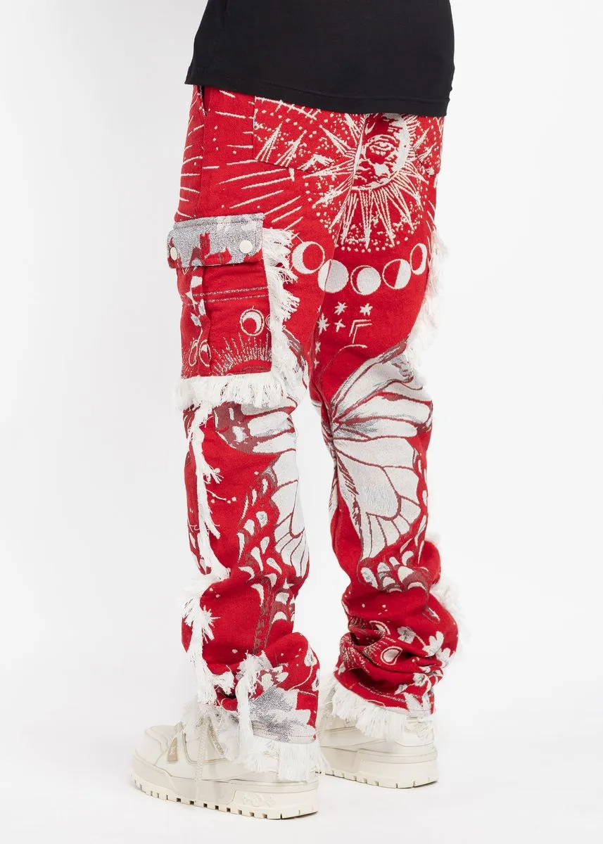 Guapi Blood Red Tapestry Pants