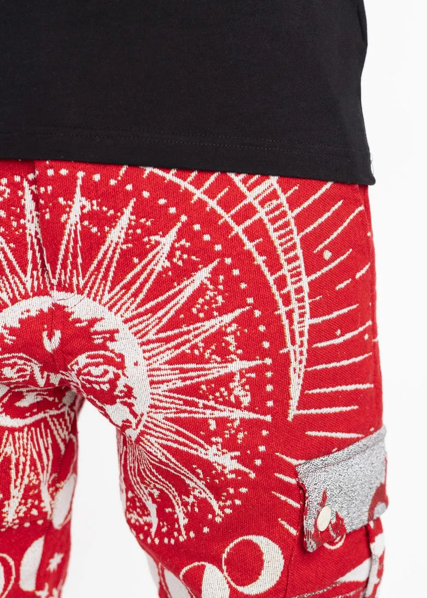 Guapi Blood Red Tapestry Pants