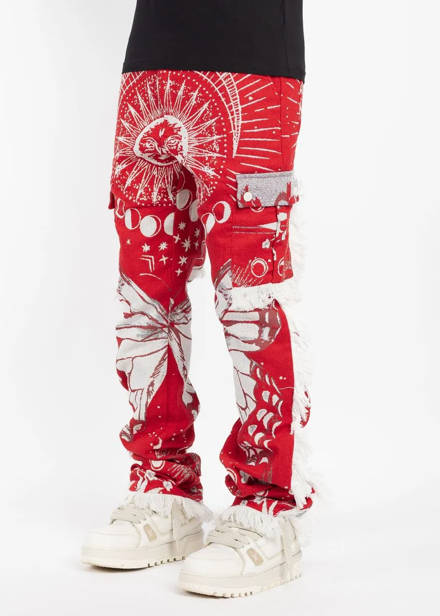 Guapi Blood Red Tapestry Pants