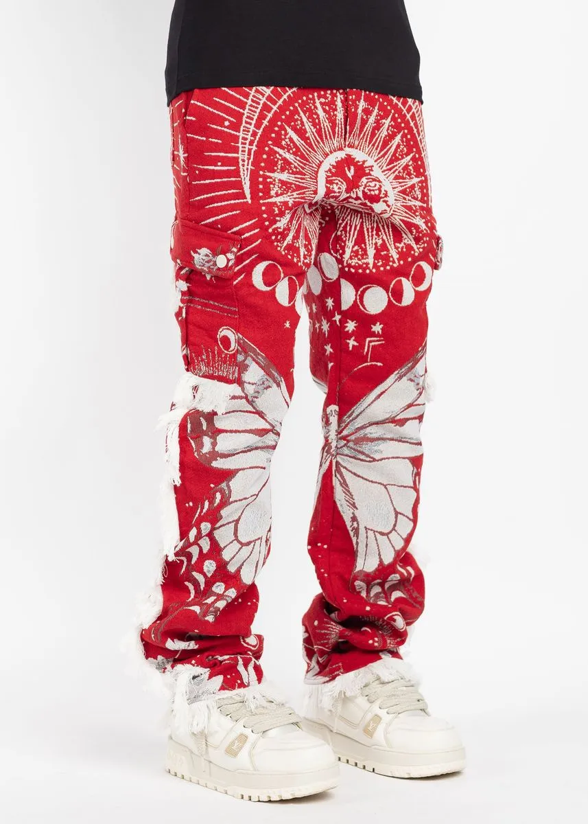 Guapi Blood Red Tapestry Pants