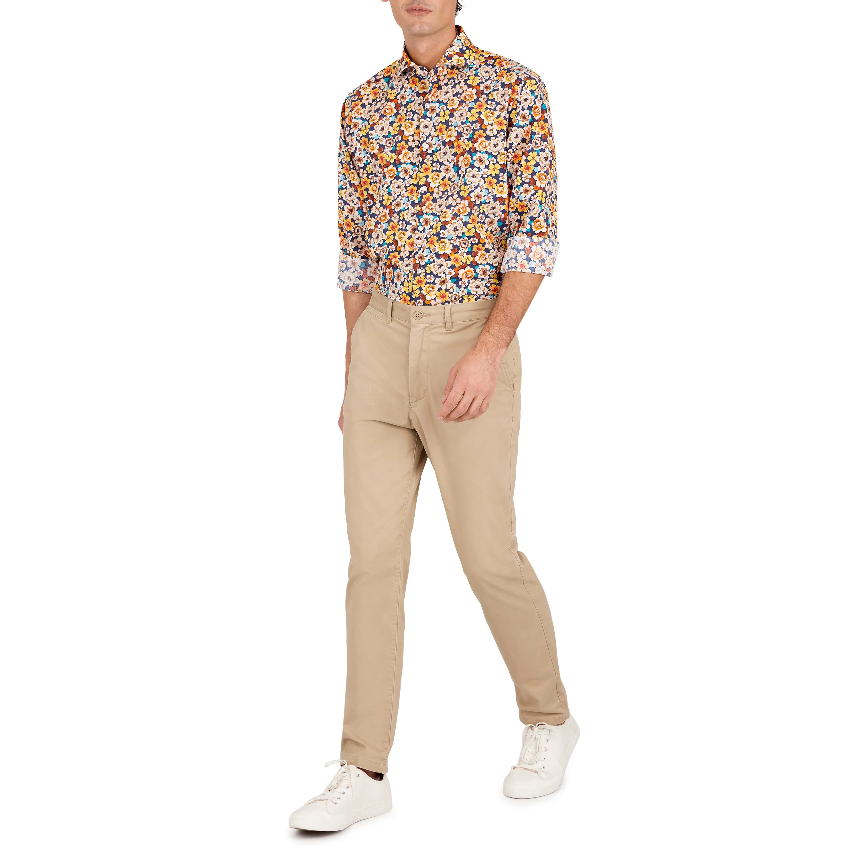 Havana '32 Multi-Floral Print Sport Shirt