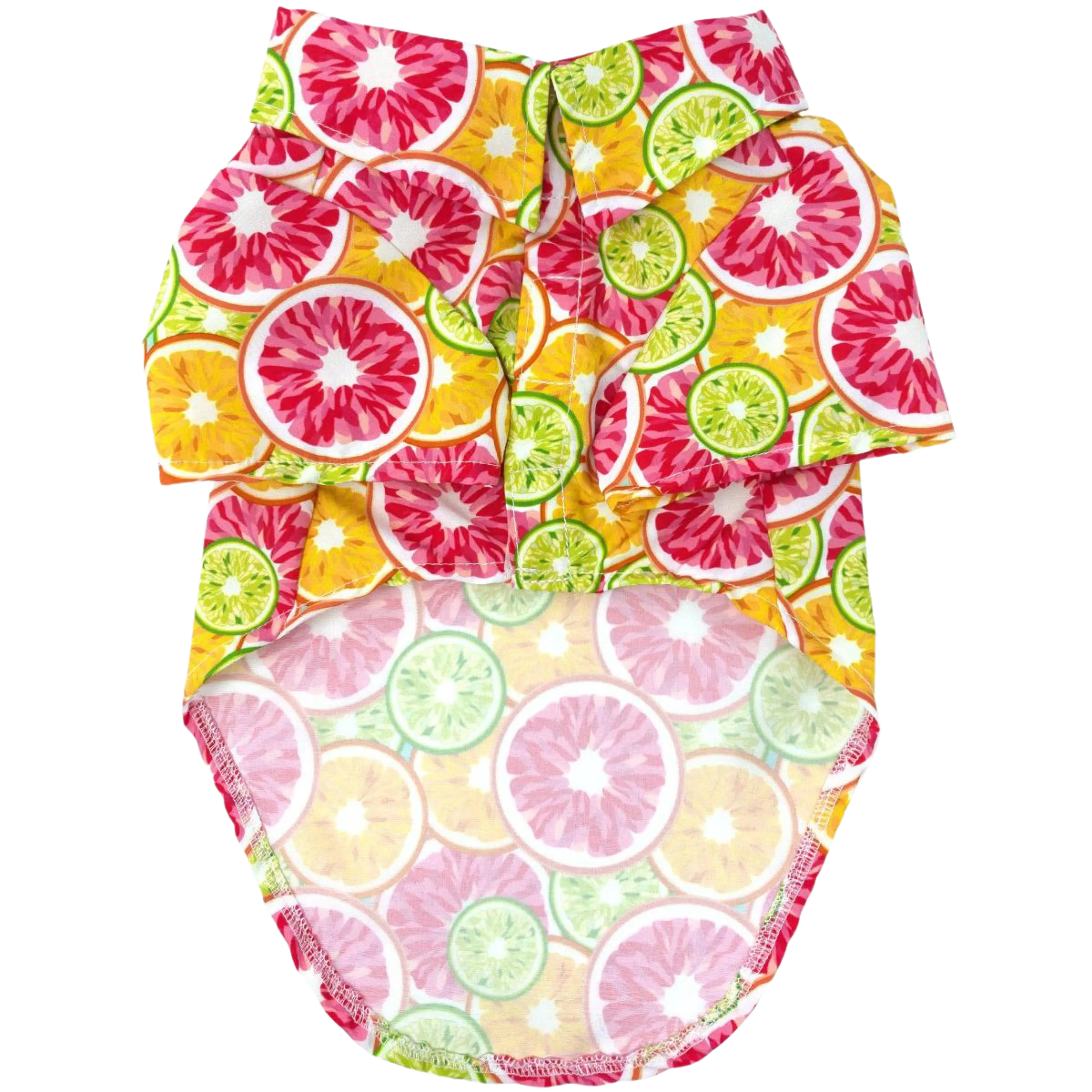 Hawaiian Camp Shirt | Citrus Slice