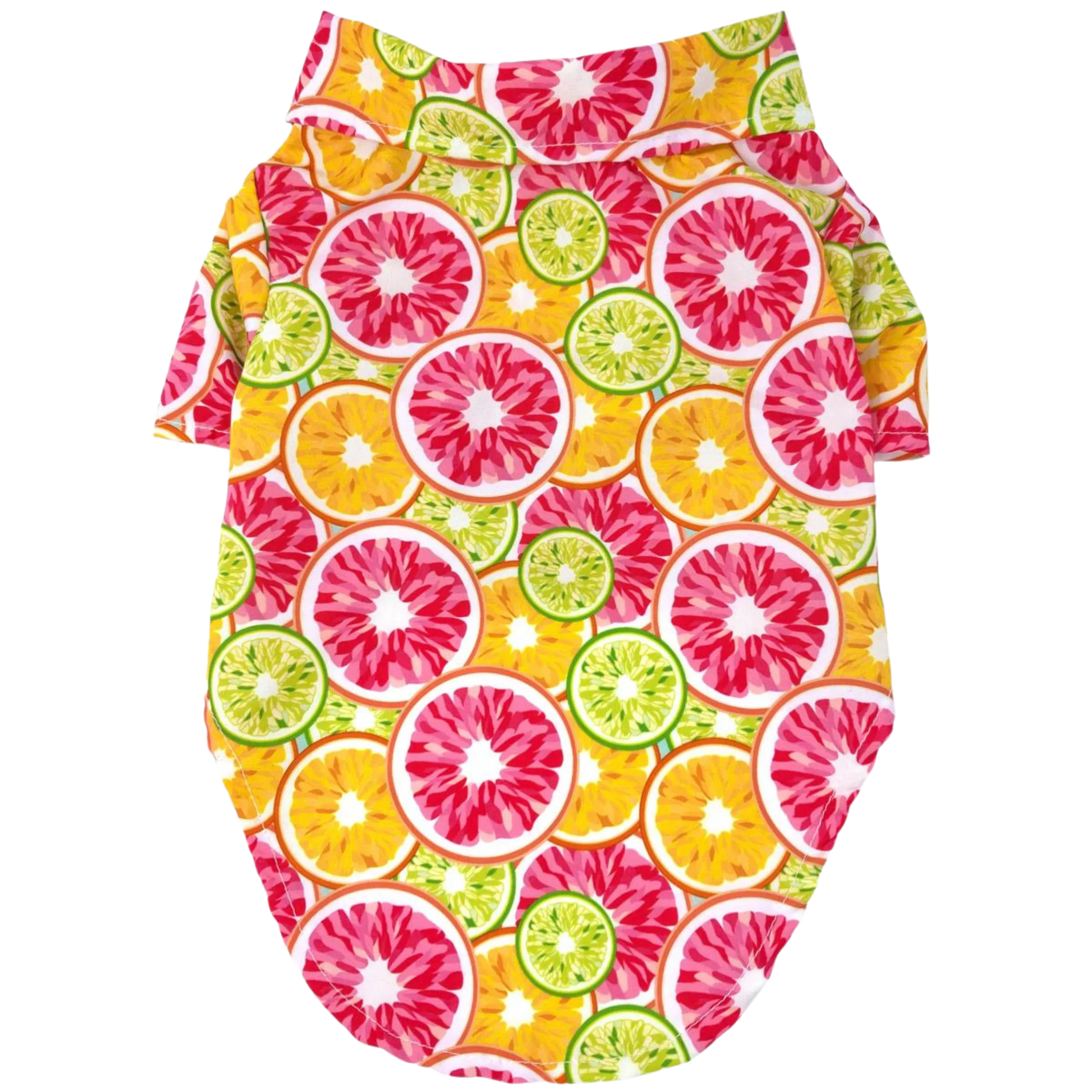 Hawaiian Camp Shirt | Citrus Slice