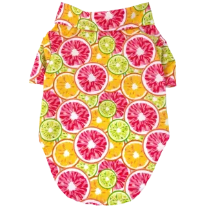 Hawaiian Camp Shirt | Citrus Slice