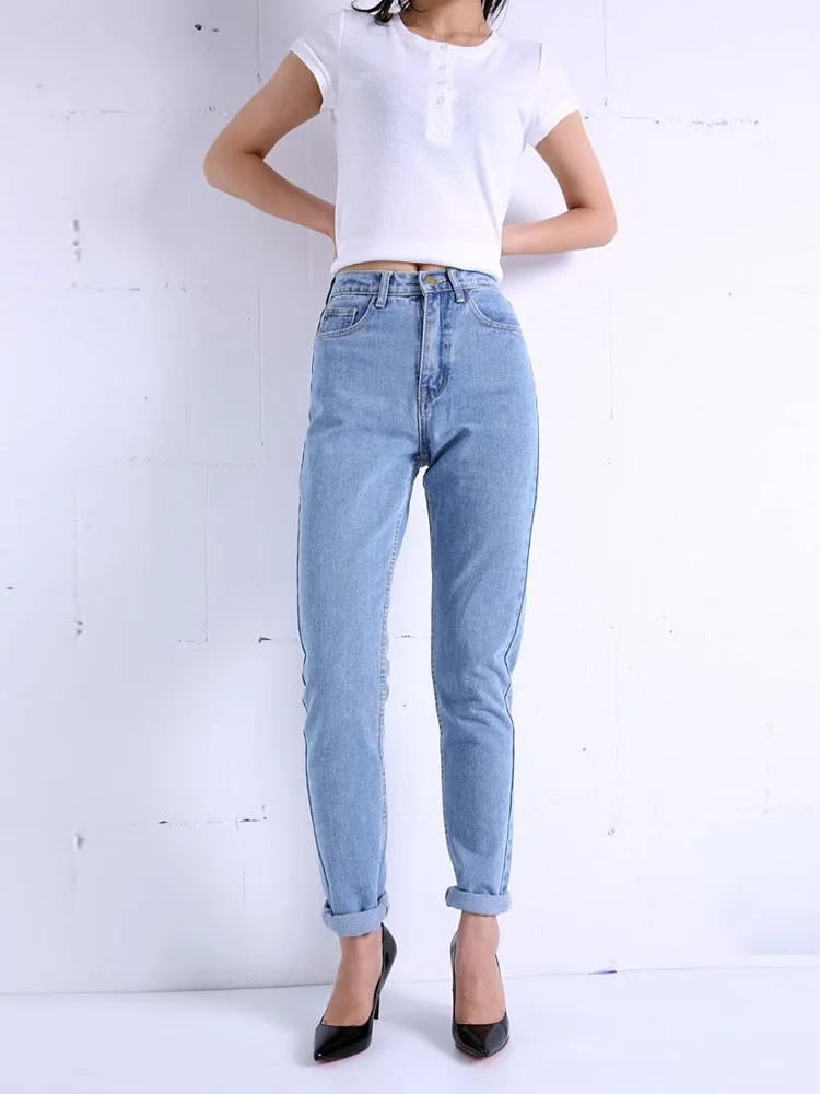High Waist Harem Jeans