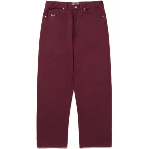 HUF CROMER SIGNATURE PANT // WINE