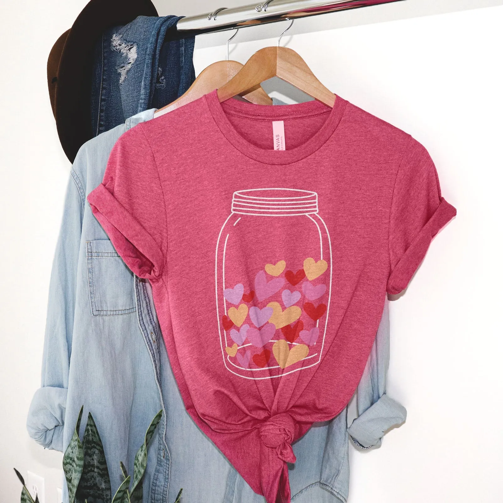 Jar of Hearts Tee Shirts For Women - Christian Shirts for Women - Religious Tee Shirts