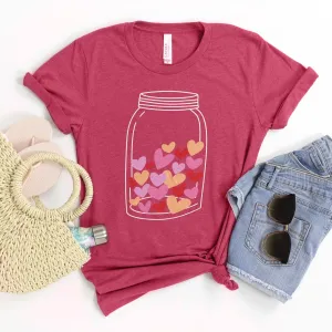 Jar of Hearts Tee Shirts For Women - Christian Shirts for Women - Religious Tee Shirts