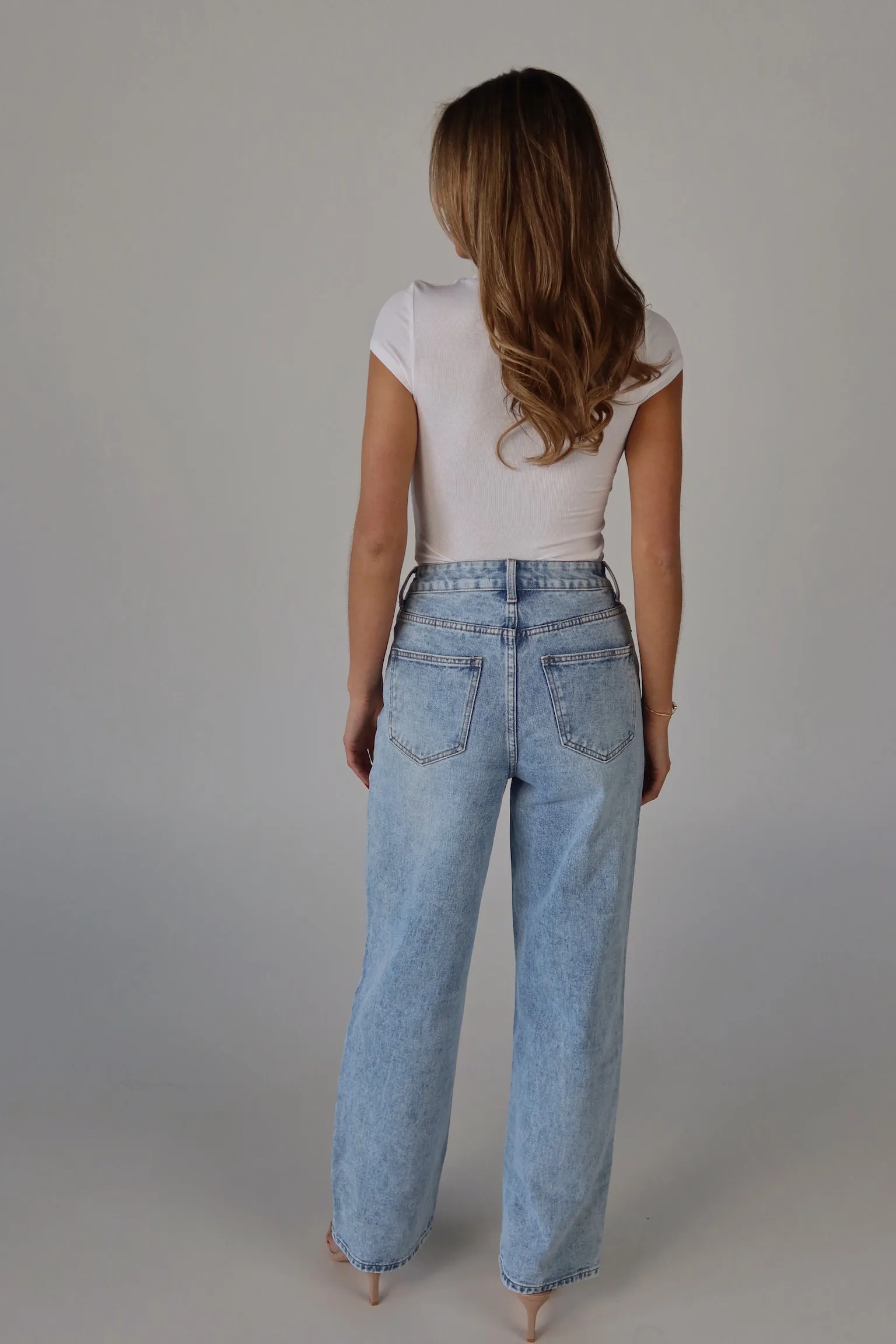 Jazlyn Crossover Denim Jeans