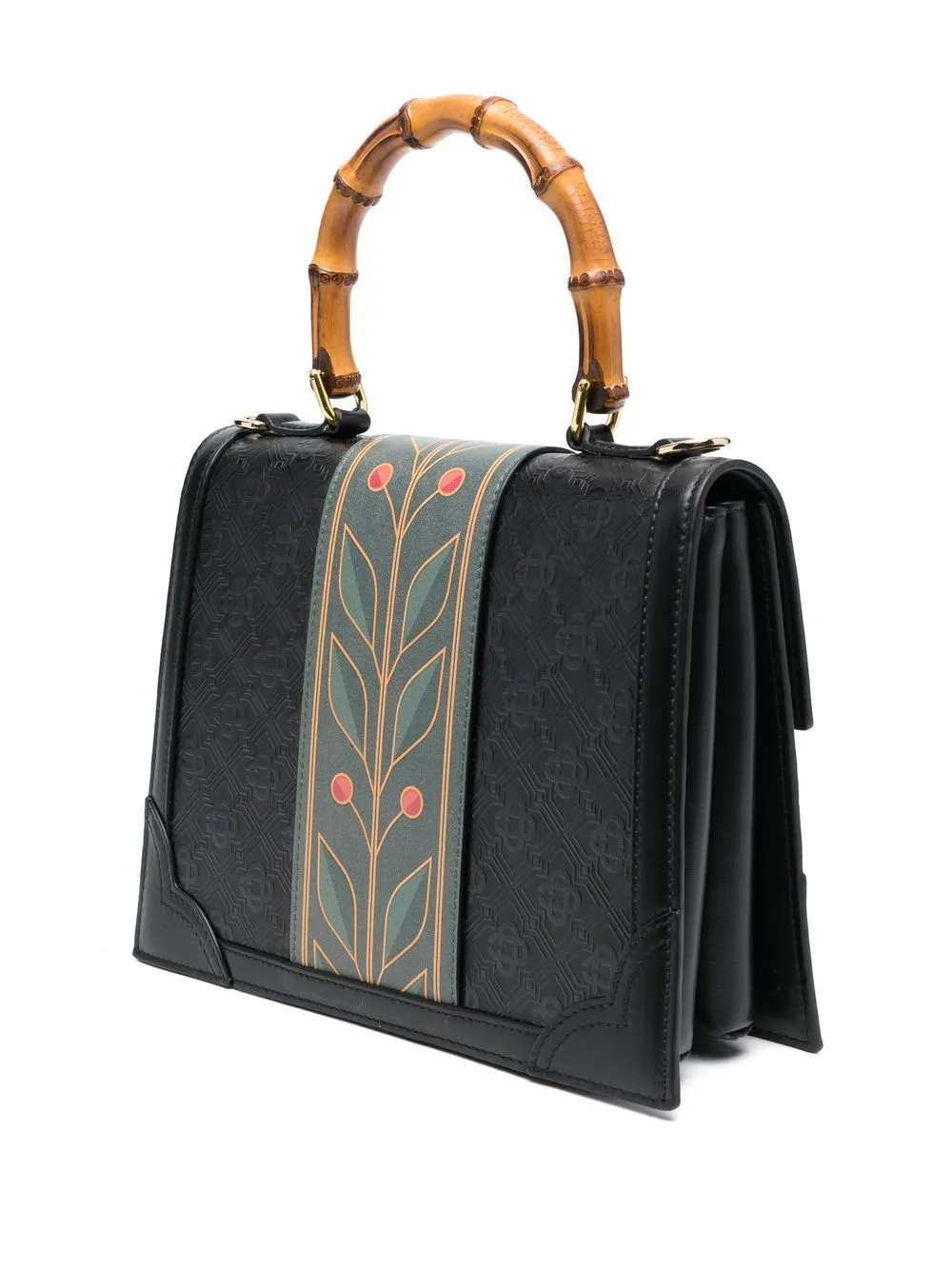 Jeanne logo-patch tote bag