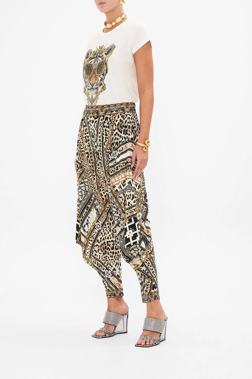 JERSEY DRAPE PANT WITH POCKET MOSAIC MUSE
