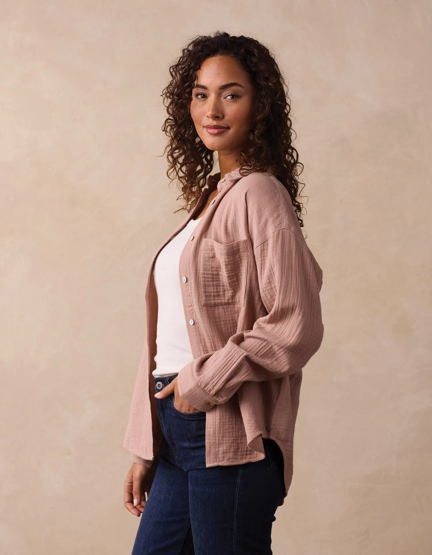 Kalo Overshirt in Driftwood