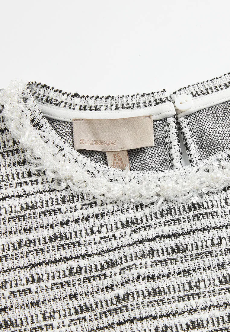 Knitted Stripped Sleeveless Top