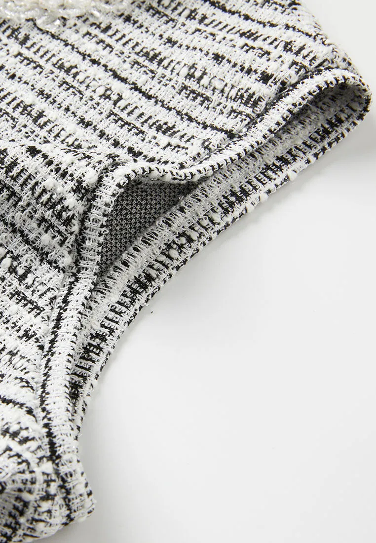 Knitted Stripped Sleeveless Top