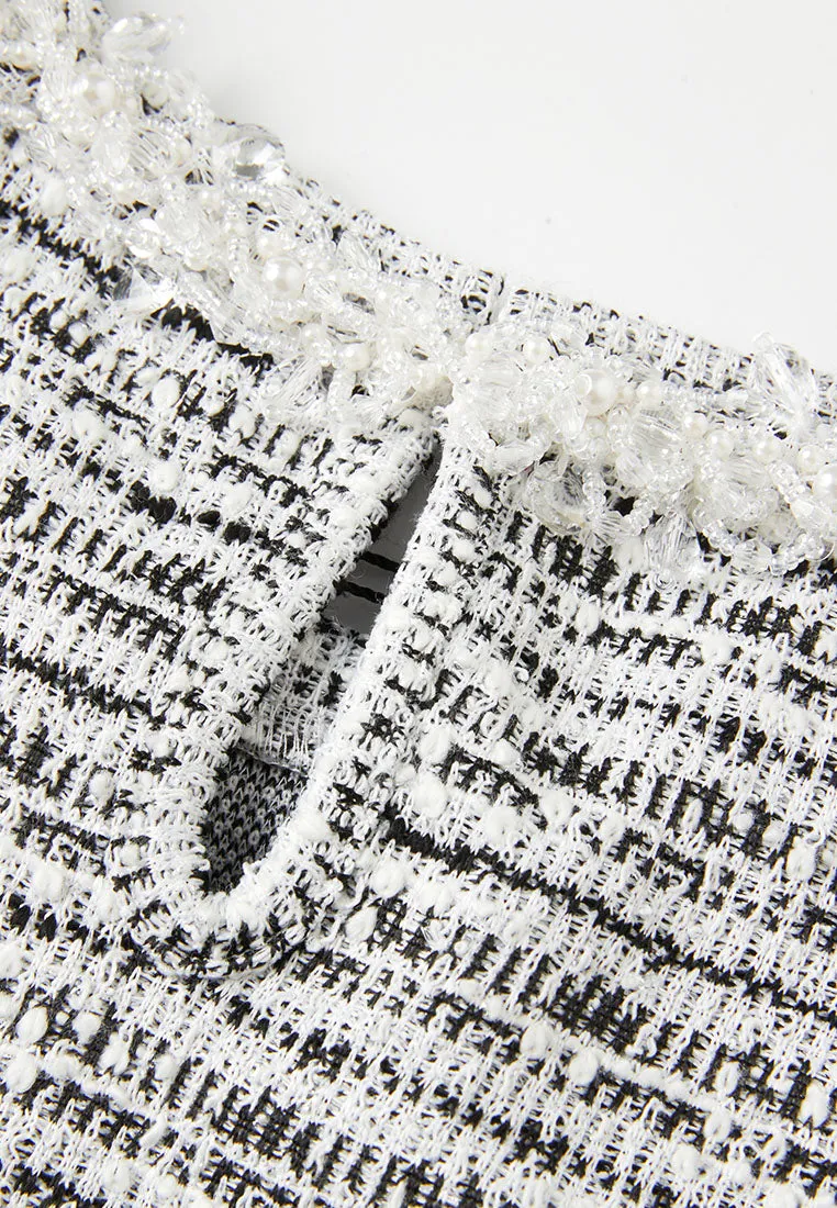 Knitted Stripped Sleeveless Top