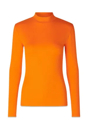 Krown LS t-neck - Vibrant Orange