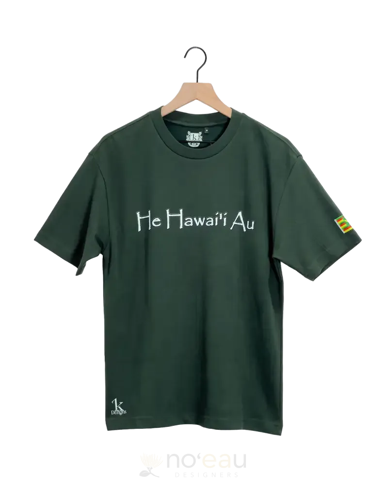KZ DEZIGNS - Kanaka Flag Green T-Shirt