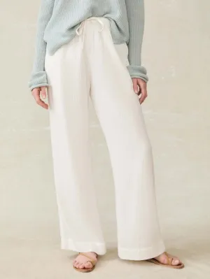 Laidback Gauze Pant - White