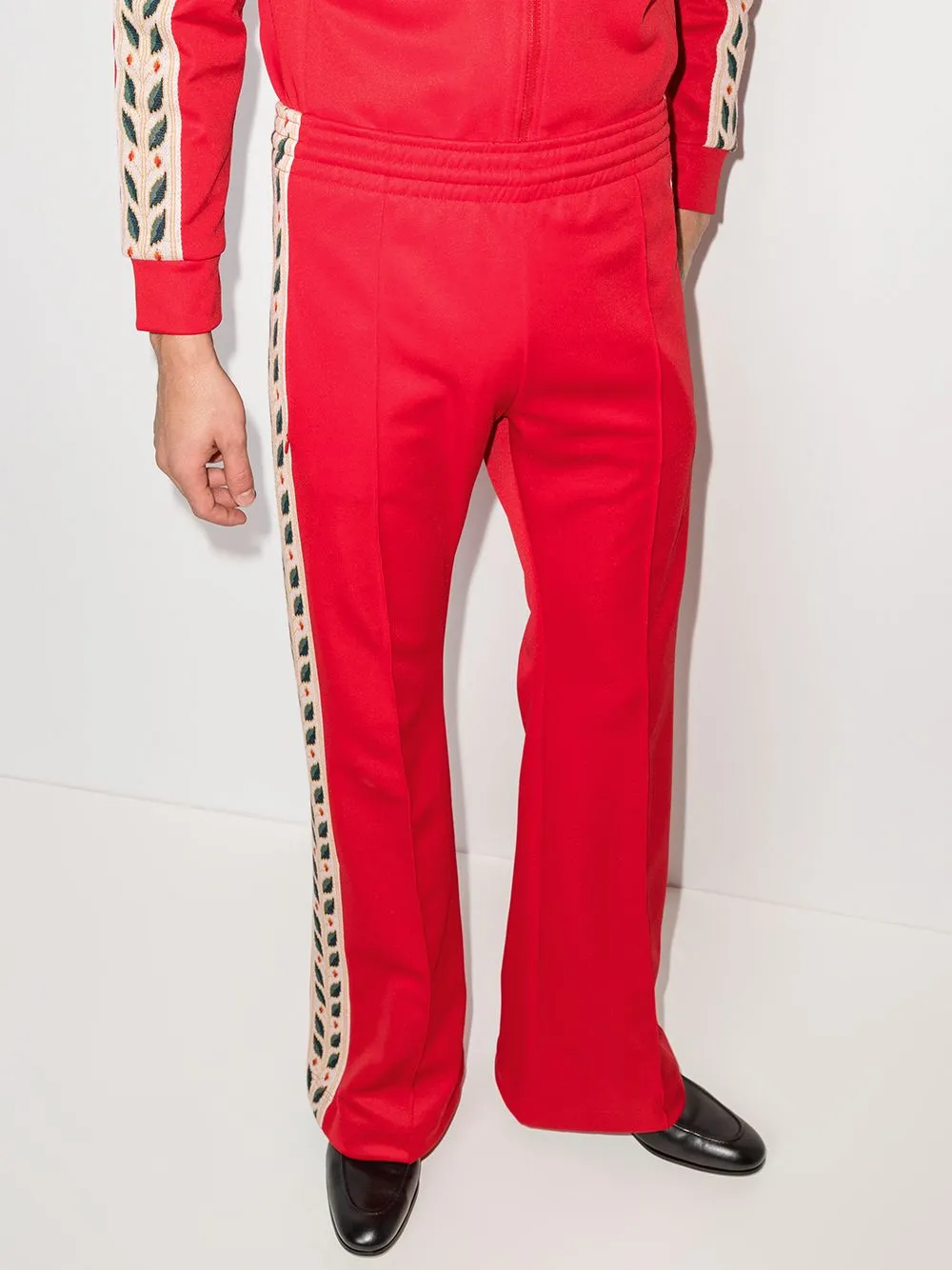 laurel-trim track pants