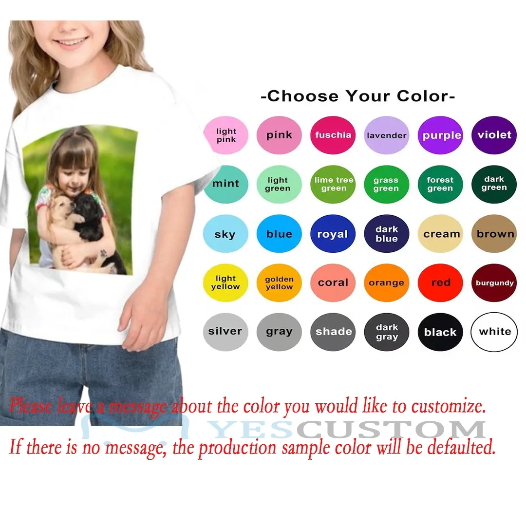 [Limited Time Offer] Custom Photo Classic Unisex T-shirt with Personalized Pictures for Men and Women (S-6XL)(30 Colors)