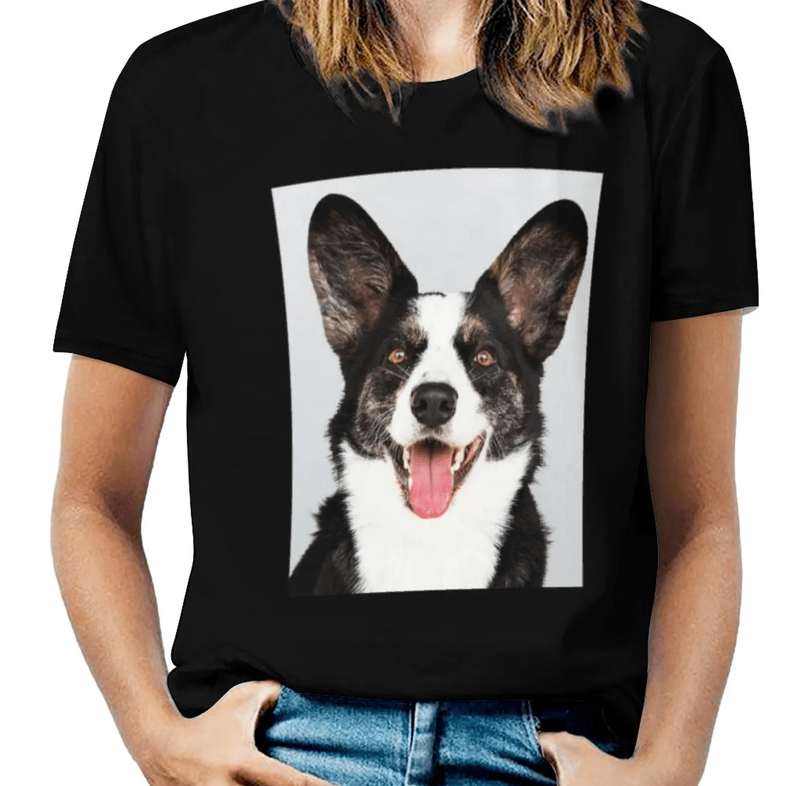 [Limited Time Offer] Custom Photo Classic Unisex T-shirt with Personalized Pictures for Men and Women (S-6XL)(30 Colors)