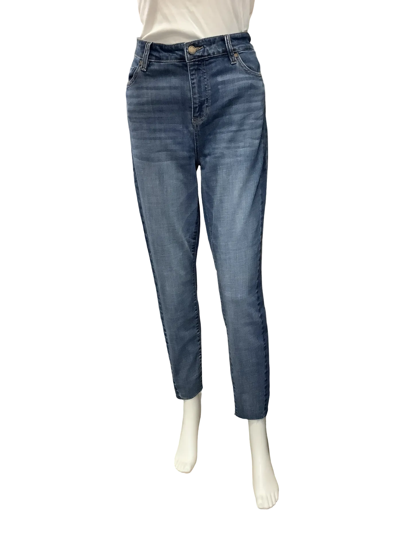 Liverpool Pant Jean Distressed Blue Size: 31/12