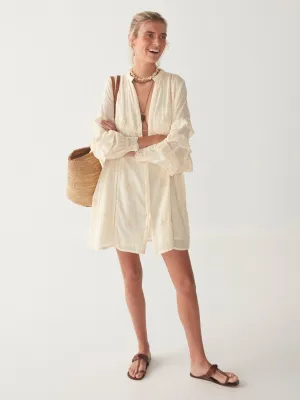 Lutetia Dress - Menorca Ecru