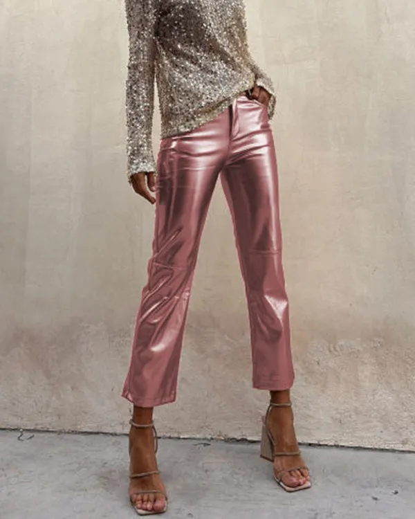 Luxe Metallic Pants