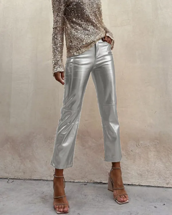 Luxe Metallic Pants