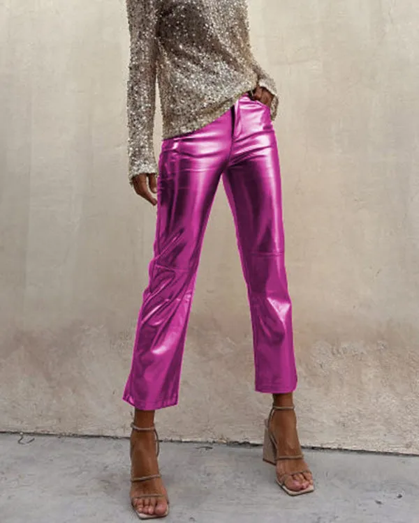 Luxe Metallic Pants