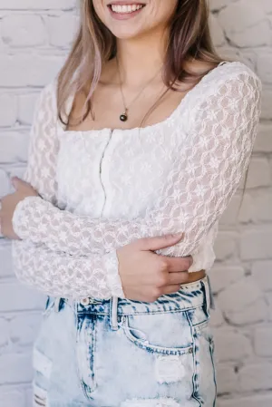 Mable Lace Crop Top