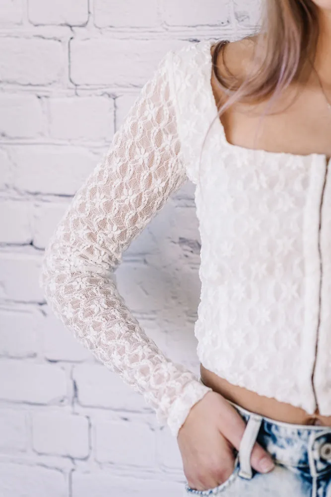 Mable Lace Crop Top