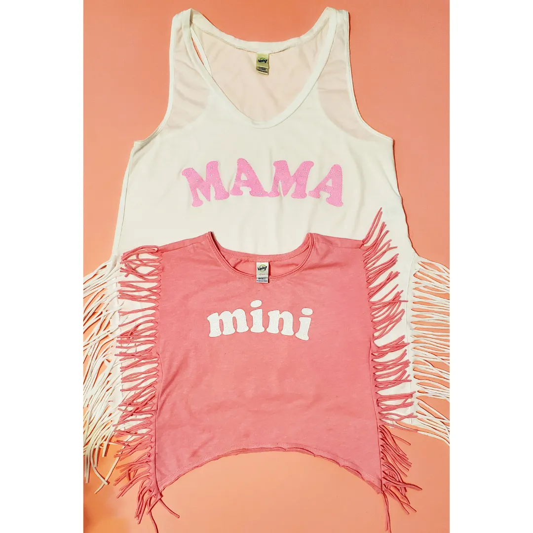 Mamas and Minis Fringe Tees