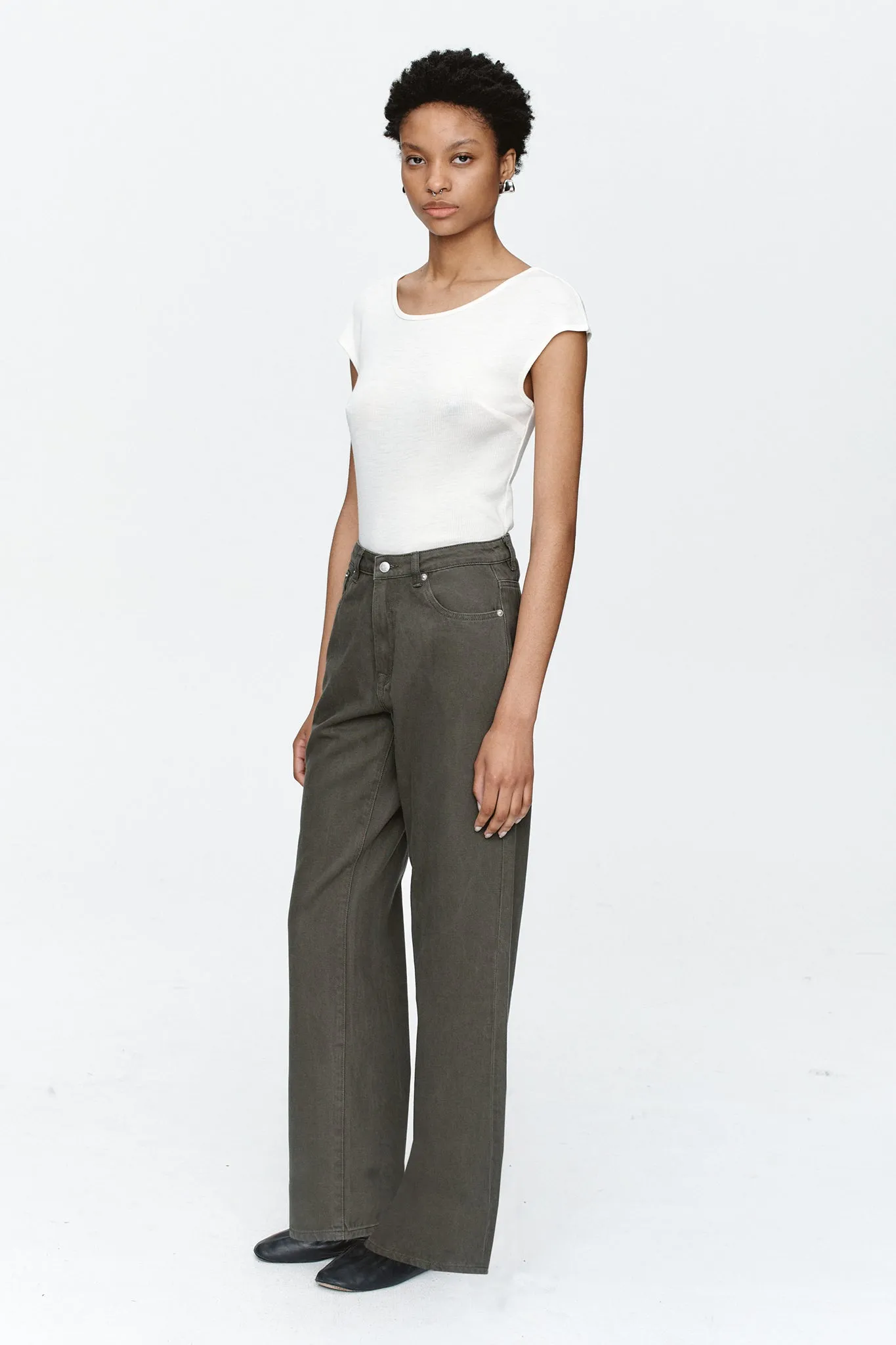 Marle - Wide Leg Jean Rosemary